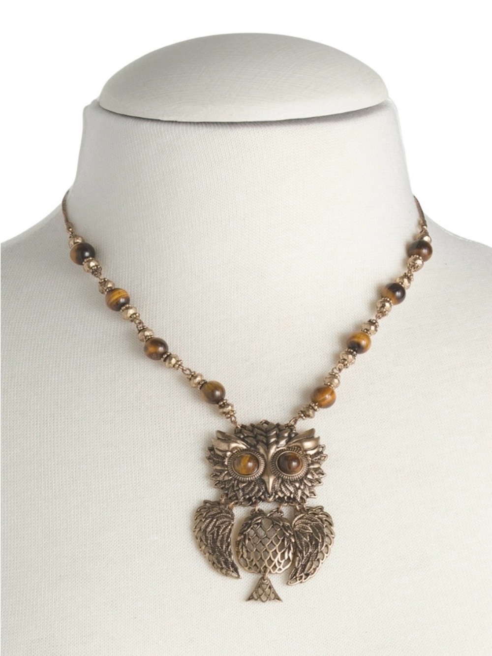 Patricia Nash Articulated Owl Necklace